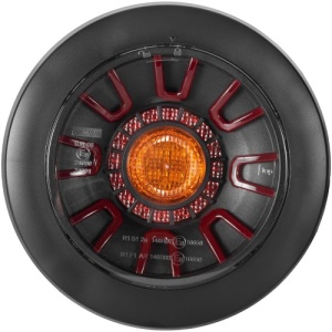 Fristom Dark Style Round LED Tail Lamp / Black